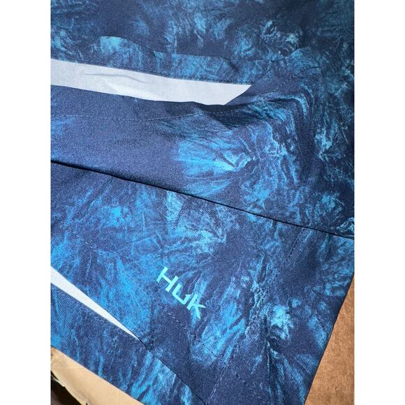 Huk Pursuit Volley Printed Swim Shorts for Men - Naval Academy - 2XL - Picture 6 of 7